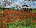 Campo con amapolas Vincent van Gogh
